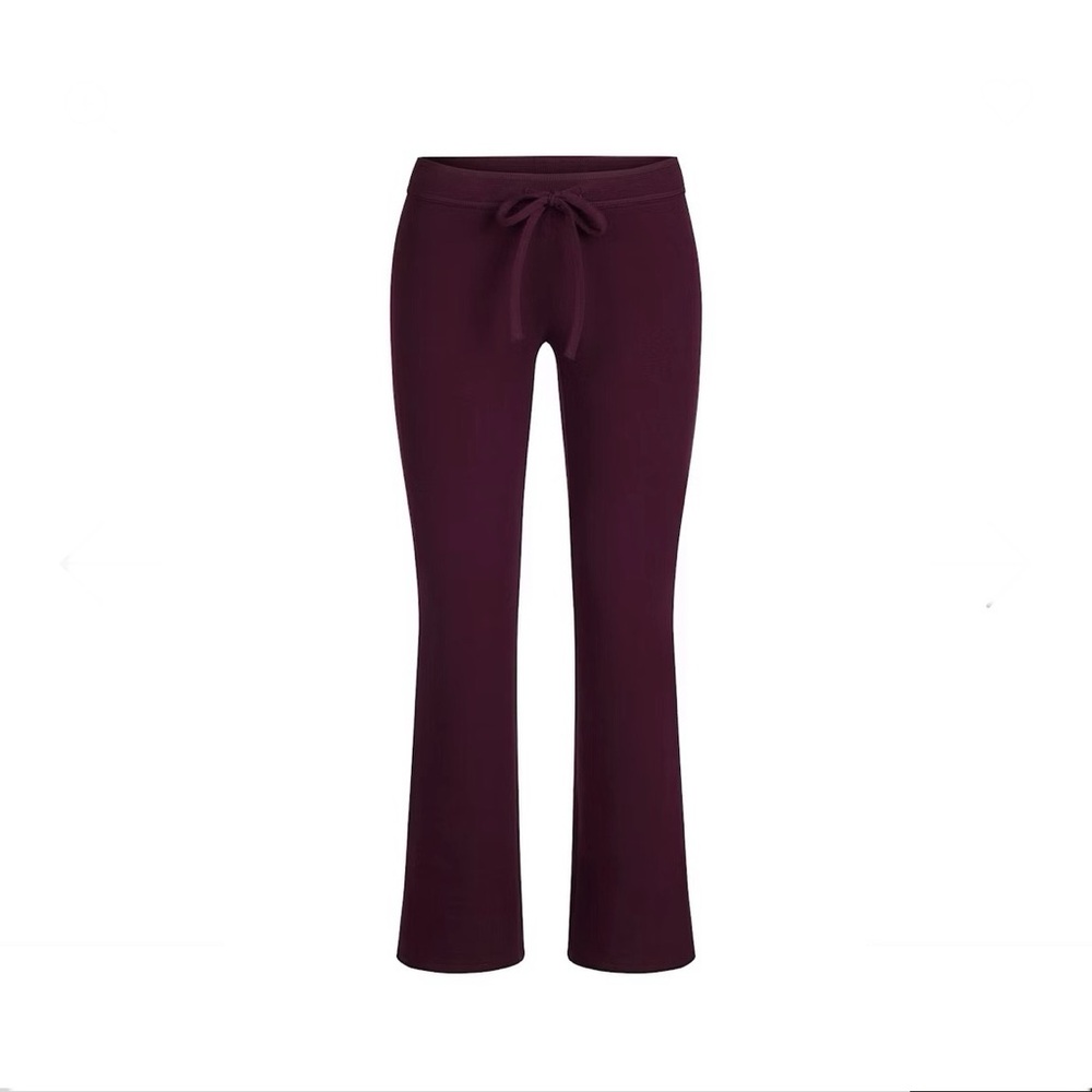 SKIMS Cotton Jersey Low Rise Crop Pant